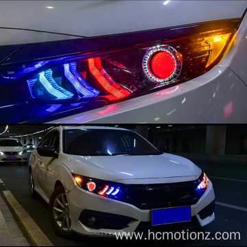 HCMOTIONZ 2016-2021 Honda Civic front lamp LED Headlights